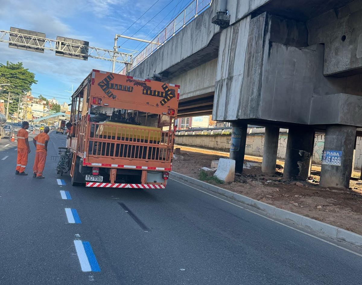 Primeira motofaixa de Salvador começa a operar nesta segunda-feira (10) na Av. Bonocô