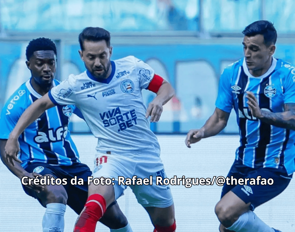Bahia perde para o Grêmio em jogo marcado por polêmicas de arbitragem