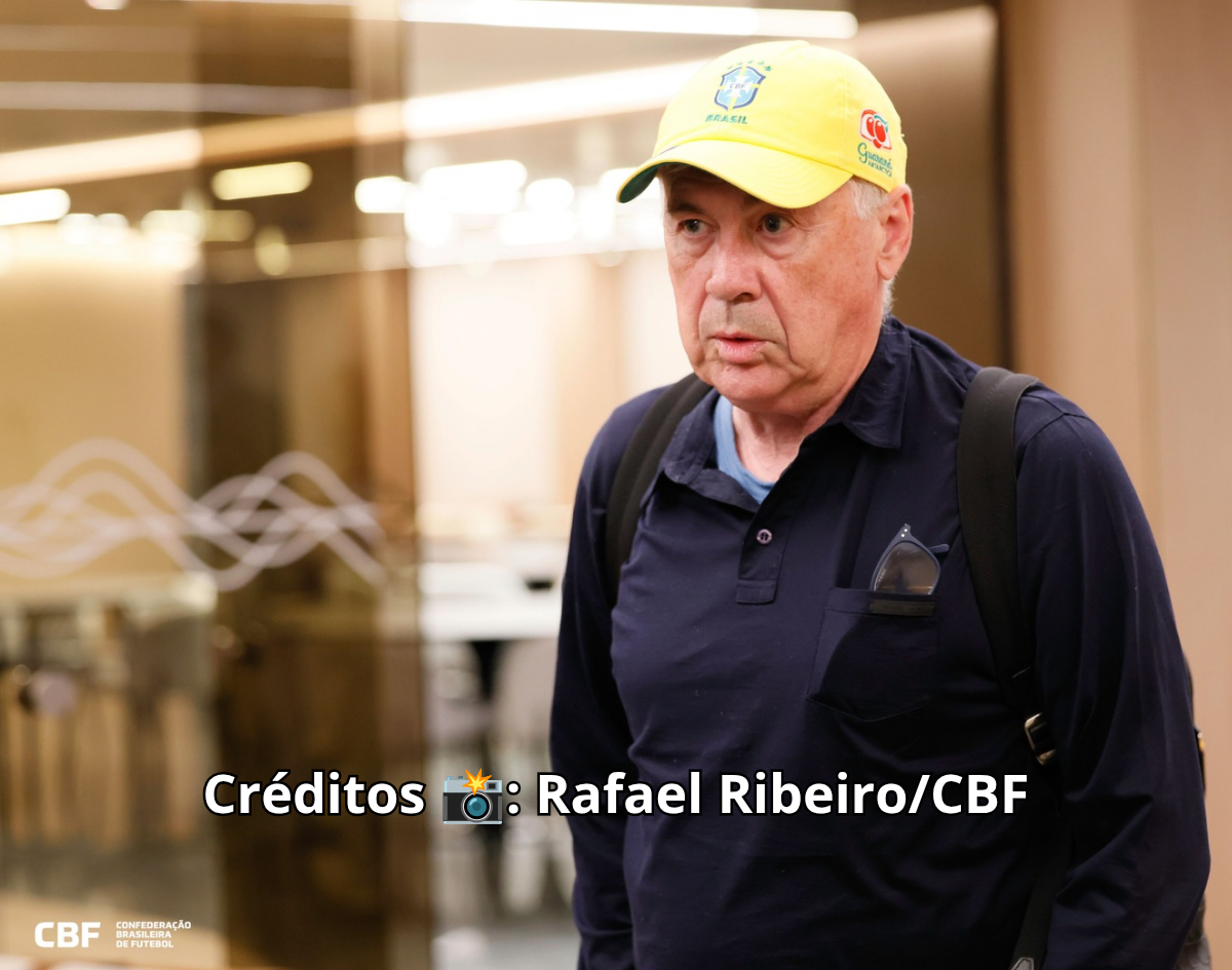 Carlo Ancelotti anuncia sua primeira convocação como técnico da Seleção Brasileira
