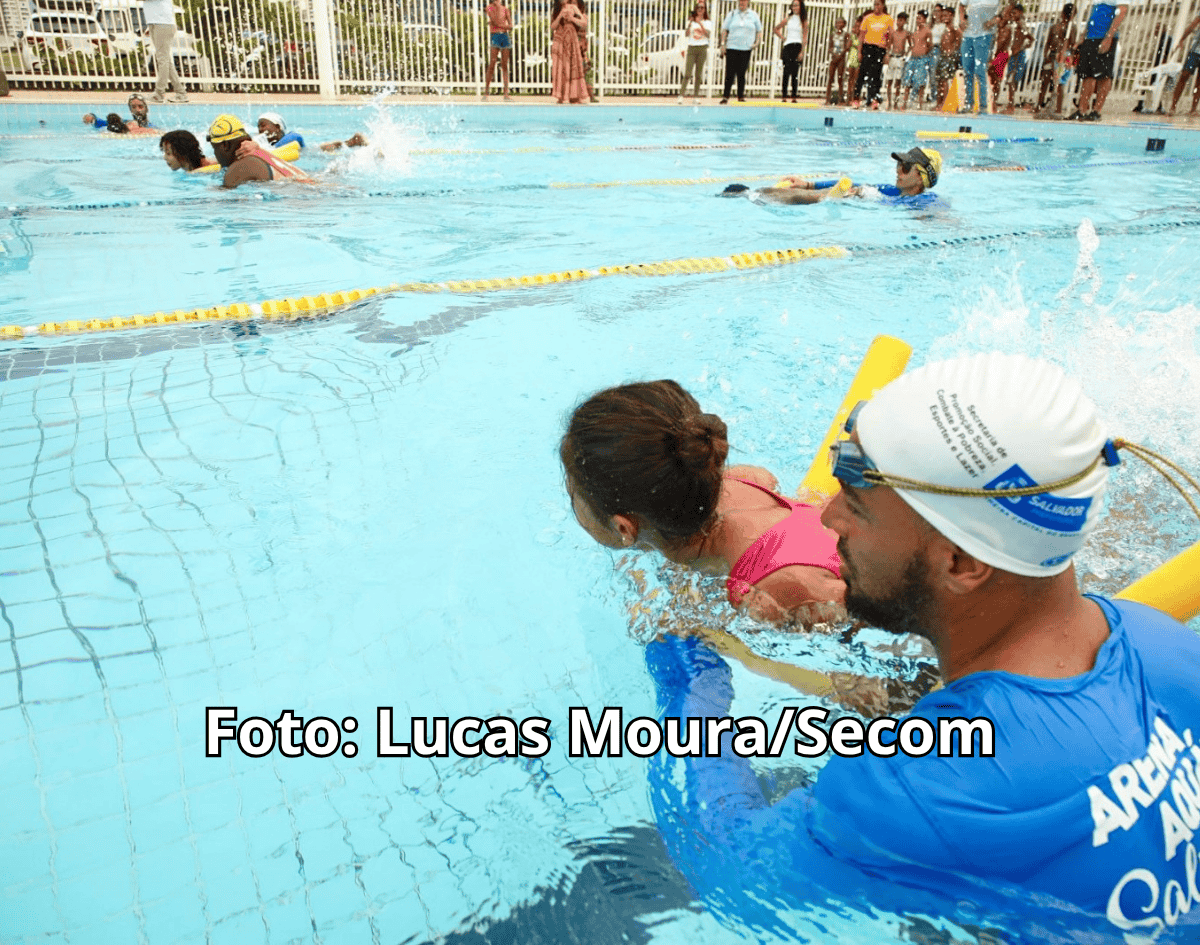 Inscrições para aulas de hidroginástica e natação na Arena Aquática Salvador começam nesta terça (10)