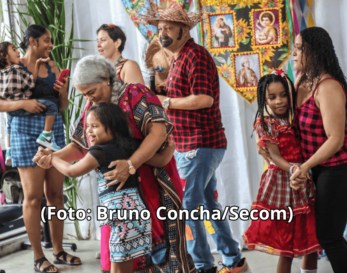 Centro Dia promove São João para famílias com familiares e crianças atendidas pelo equipamento socioassistencial