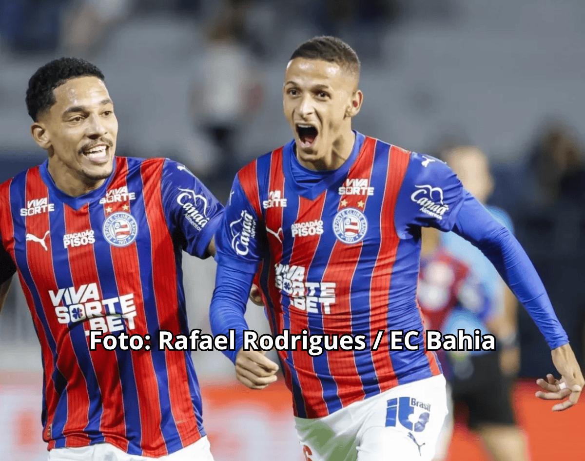 Bahia dá show fora de casa e vence o Bragantino com folga
