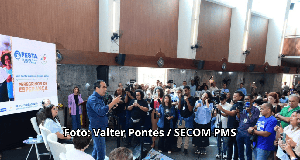 Prefeitura e Osid lançam programação da Festa de Santa Dulce 2025 com shows, procissões e missas em Agosto