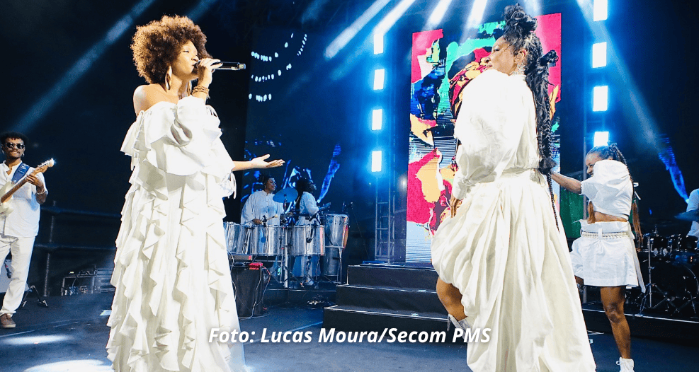 Show de Larissa Luz e convidadas encerra programação do Circuito Mulheres Negras em Movimento
